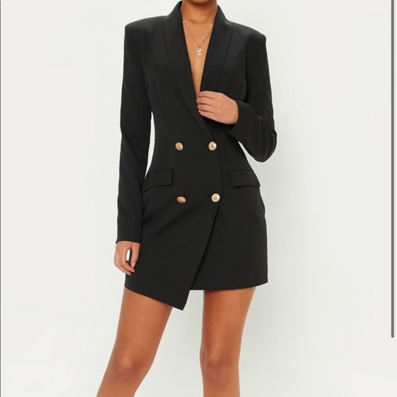 PrettyLittleThing Dresses & Skirts - Black Blazer Dress